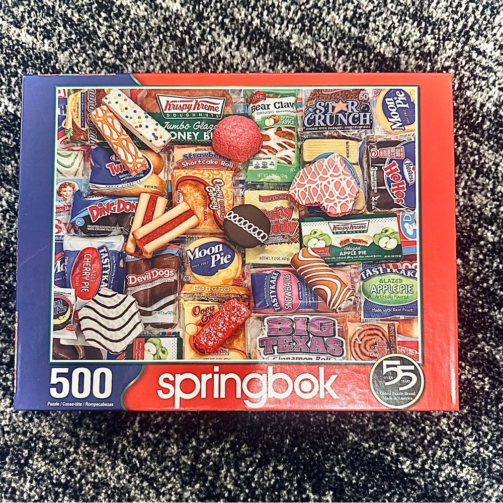 SPRINGBOK || Jigsaw Puzzle “Snack & Treats” 500 Pieces ✨Complete✨
